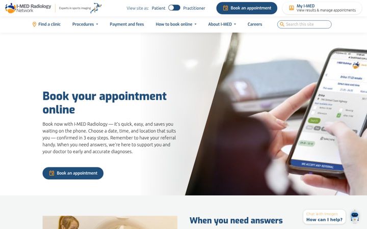 Screenshot of i-med.com.au