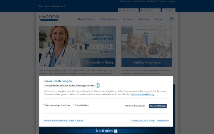 Screenshot ta' i-motion.de