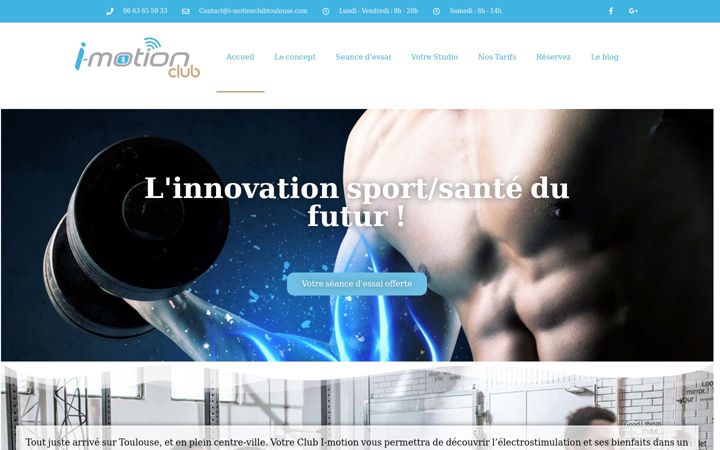 Snímek obrazovky i-motionclubtoulouse.com