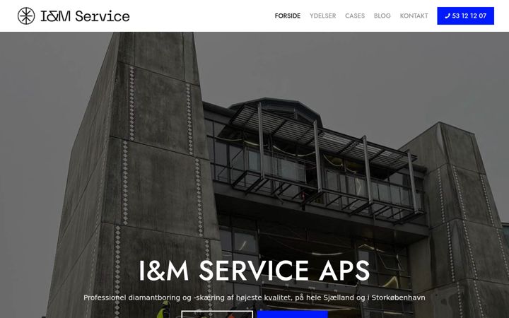 Screenshot of i-mservice.dk
