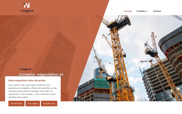 Screenshot of i-negoce.fr