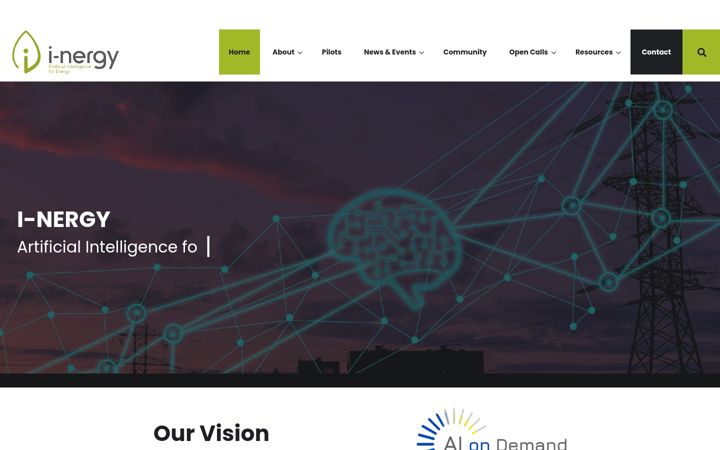 Screenshot of i-nergy.eu