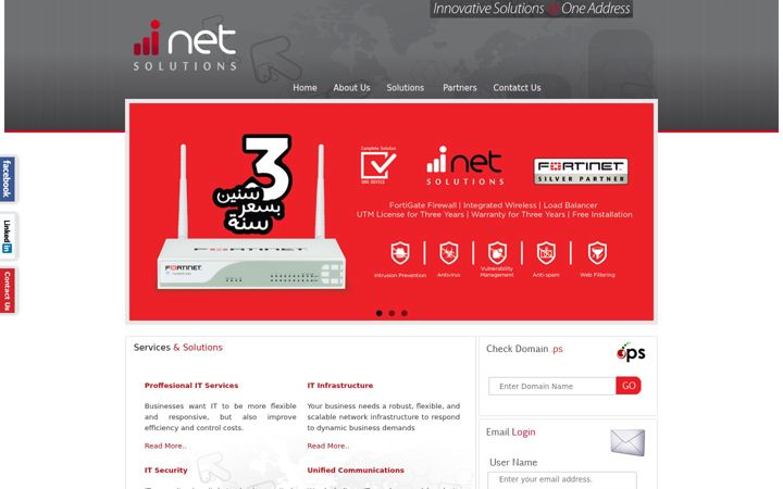 Screenshot of i-net.ps