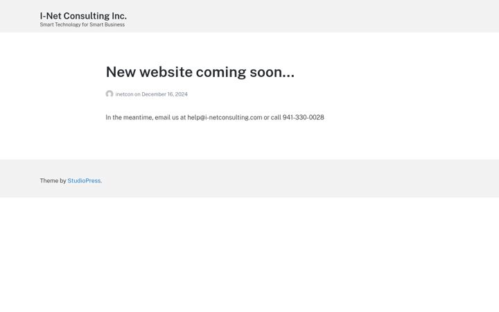 Screenshot of i-netconsulting.com