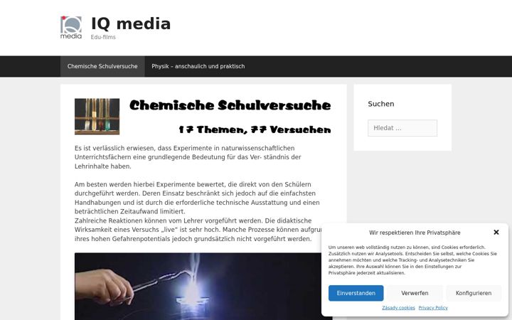 Screenshot of i-q-media.eu