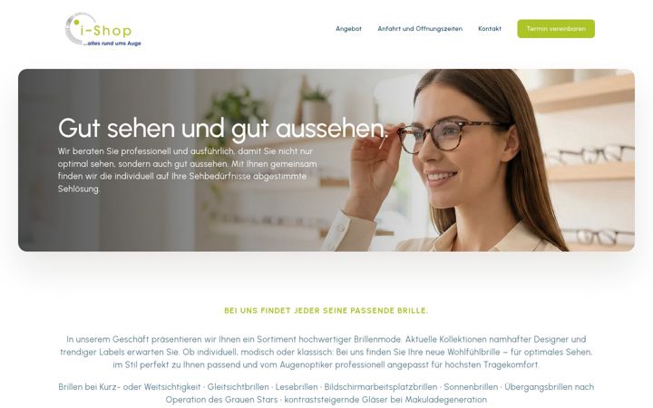 Screenshot of i-shop-optik.de