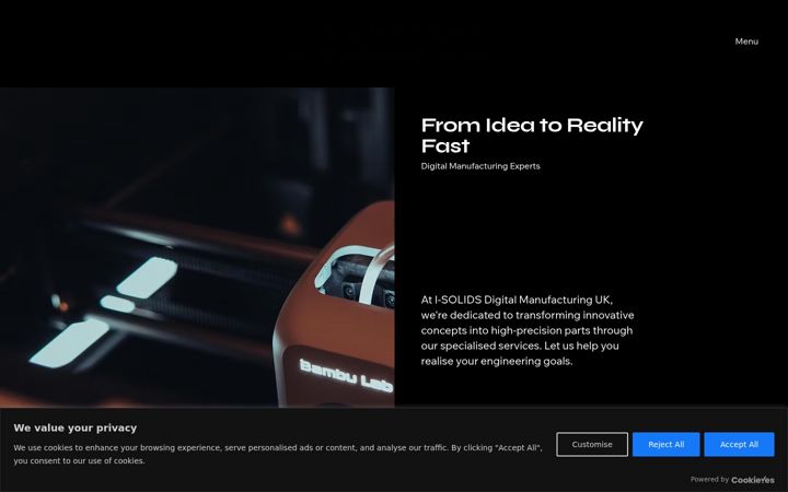 Screenshot of i-solids.co.uk