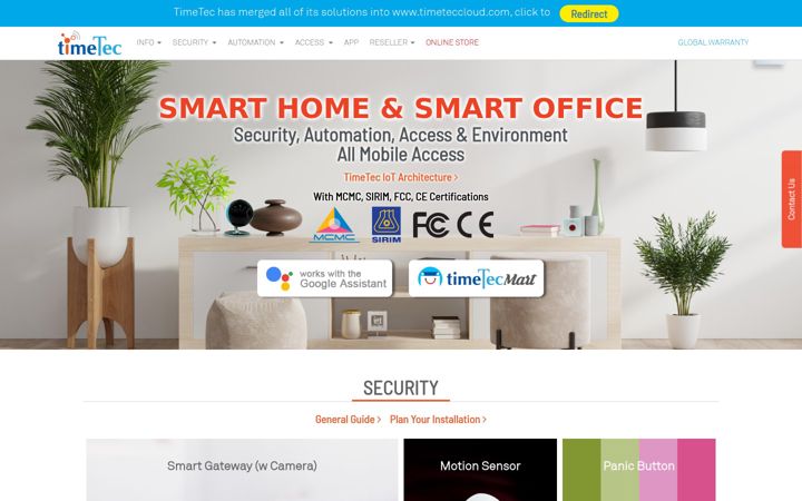 Screenshot of i-timetec.com