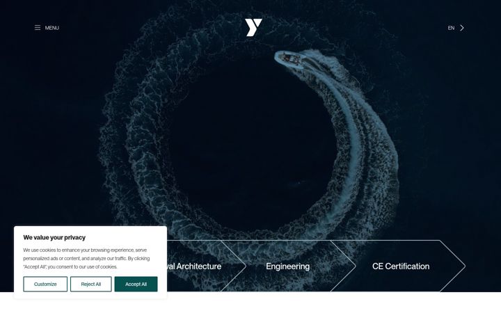 Screenshot of i-yacht.de