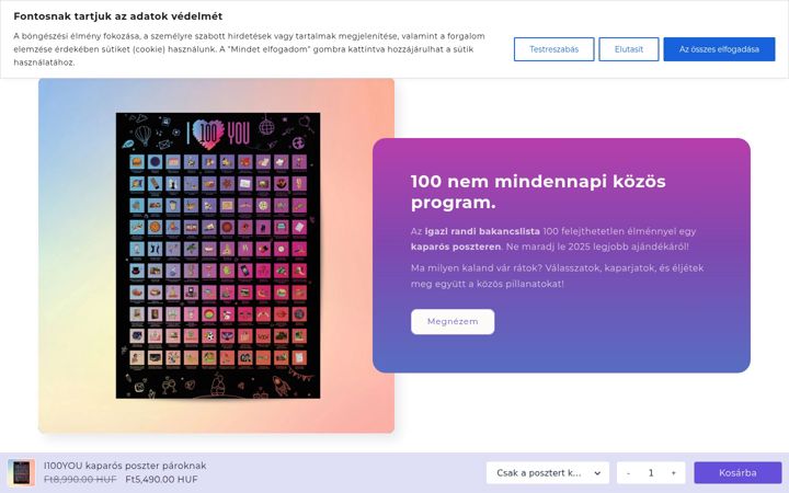 Screenshot of i100you.hu