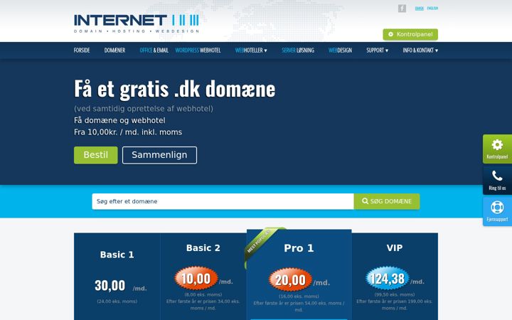 Screenshot of i123.dk