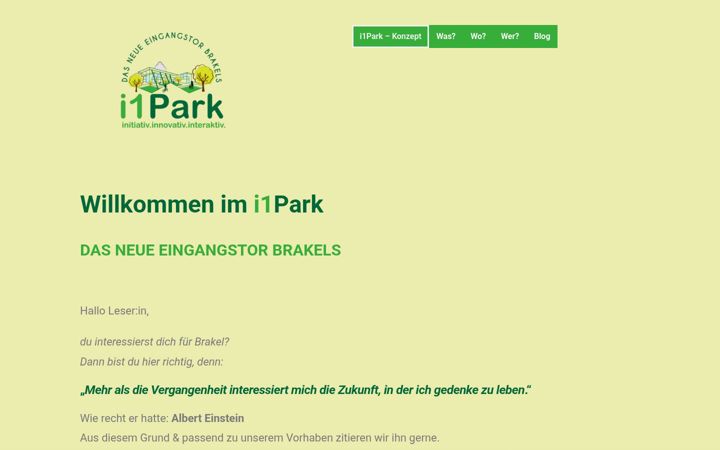 Screenshot ta' i1park.de