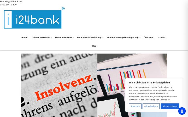 Screenshot ta' i24bank.de
