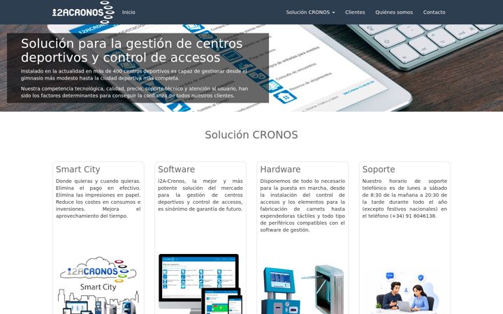 Screenshot of i2a.es