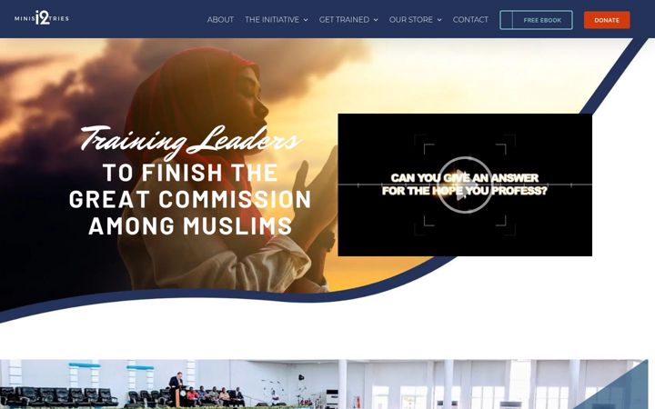 Screenshot of i2ministries.org