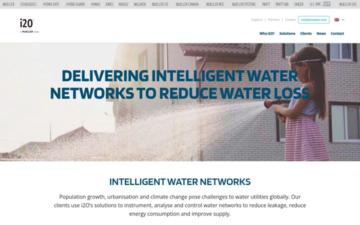 Screenshot of i2owater.com