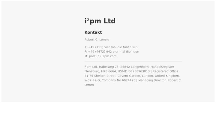 Screenshot of i2pm.com