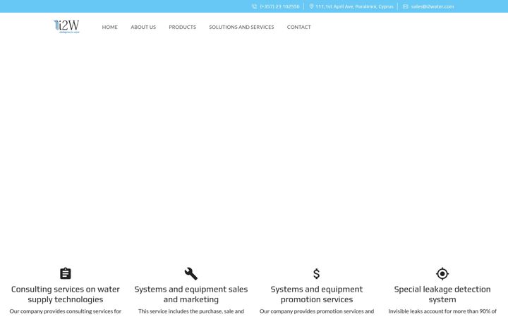 Screenshot of i2water.com
