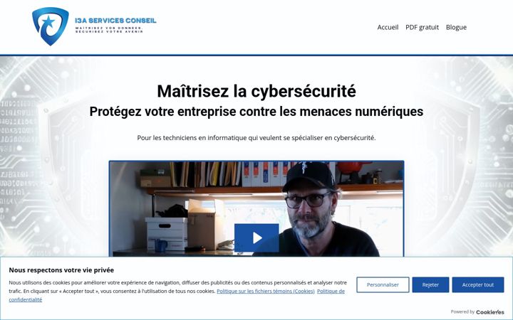 Captura de pantalla de i3aservicesconseil.com