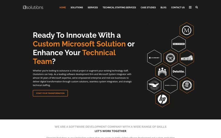 Screenshot of i3solutions.com