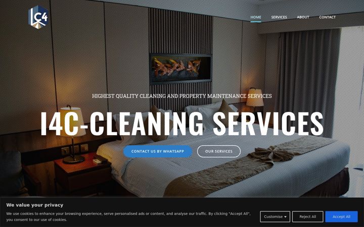 Screenshot of i4cservices.co.uk