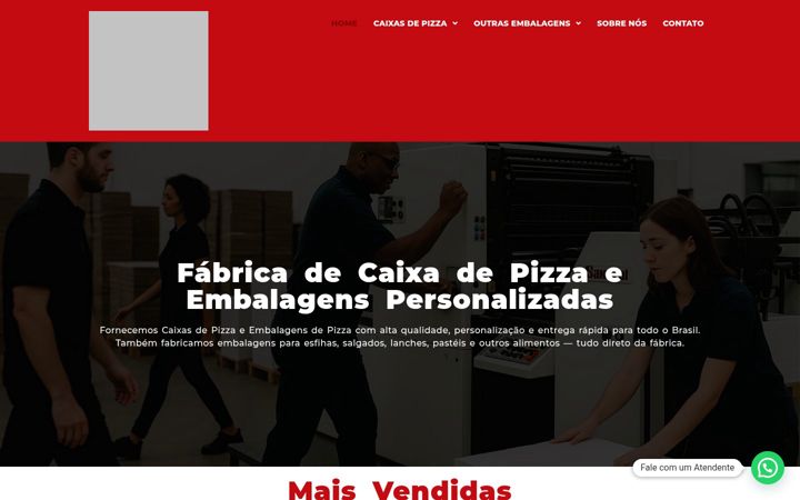 Screenshot of i9embalagens.com.br