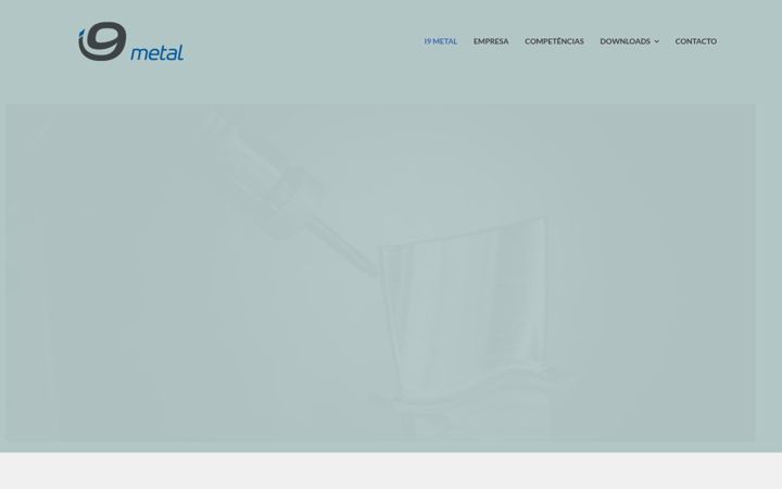 Screenshot of i9metal.pt