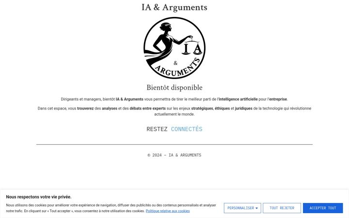 Screenshot of ia-arguments.fr