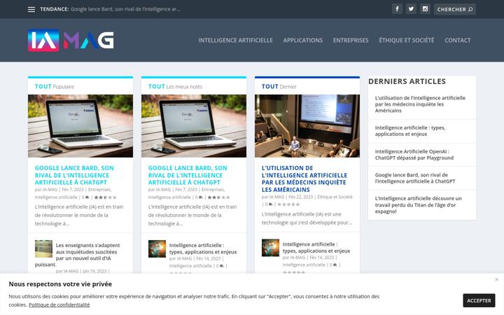 Screenshot of ia-mag.fr