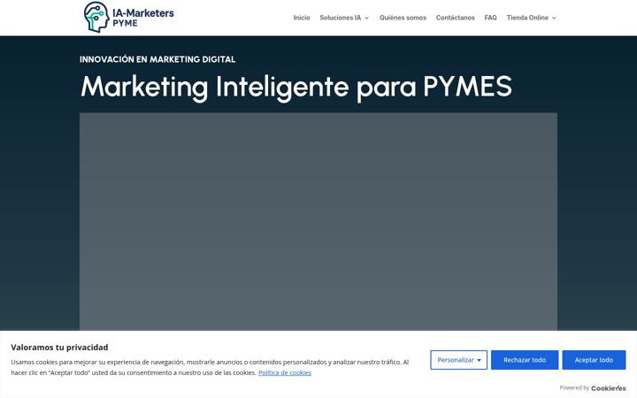 Skjámynd af ia-marketers.com