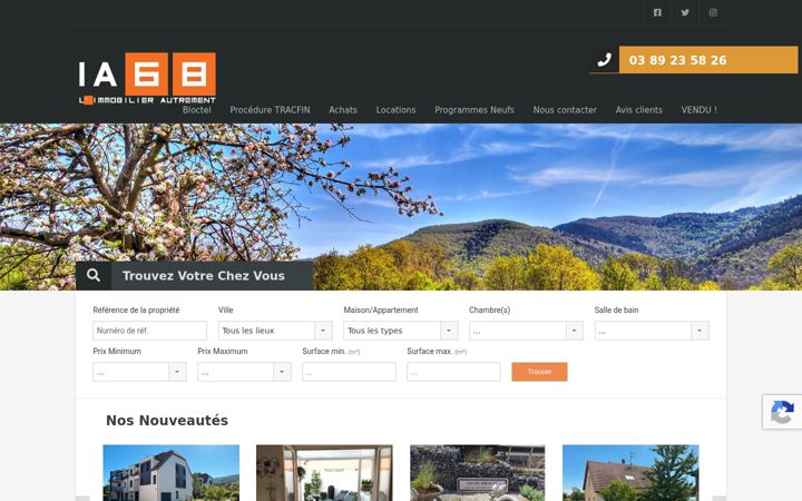 Screenshot of ia68.fr
