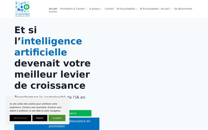 Screenshot of iaacademie.fr
