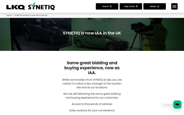 Screenshot of iaaiuk.co.uk