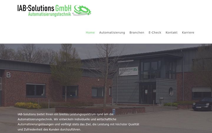 Screenshot of iab-solutions.de