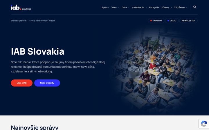 Screenshot of iabslovakia.sk