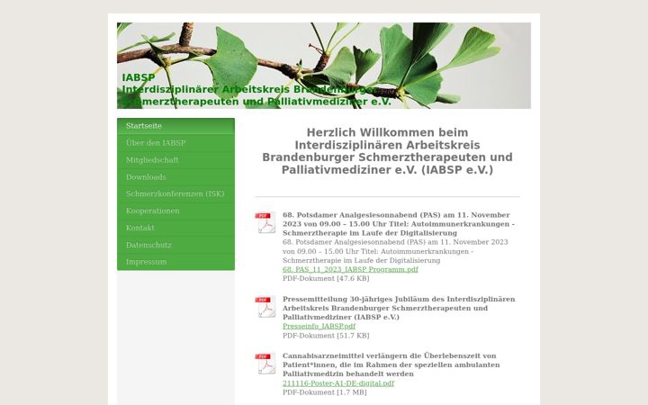 Screenshot of iabsp.de