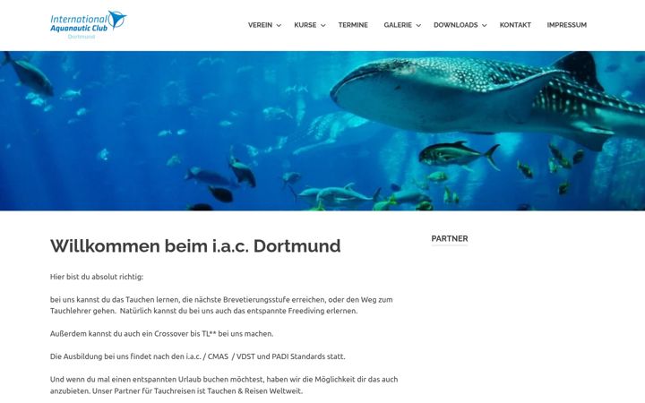 Screenshot of iac-dortmund.de