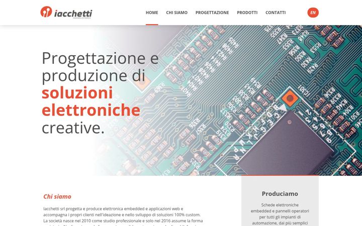 Screenshot of iacchettilab.com