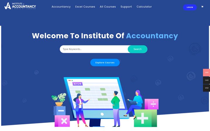Screenshot of iaccountancy.org