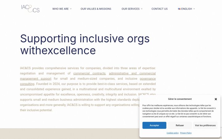 Screenshot of iaccs.fr