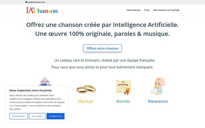 Screenshot of iachanson.com