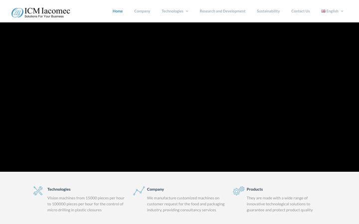 Screenshot of iacomec.it