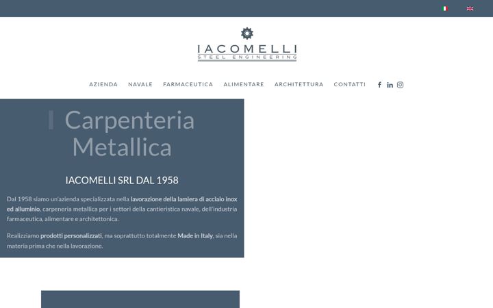 Screenshot of iacomelli.com