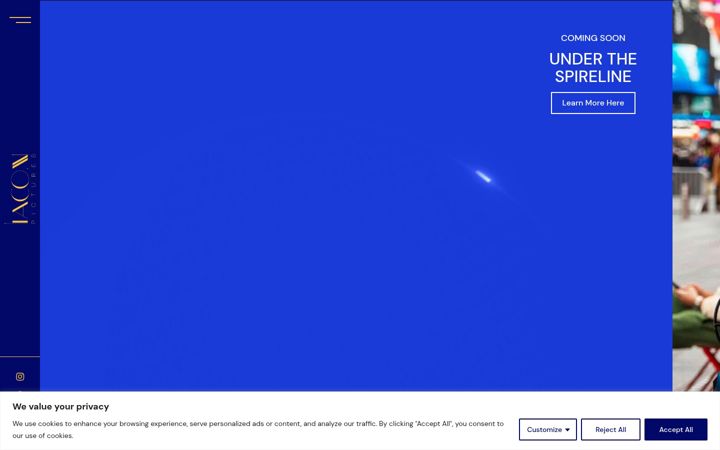 Screenshot of iaconpictures.com