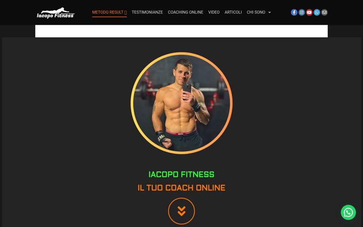 Screenshot of iacopofitness.it