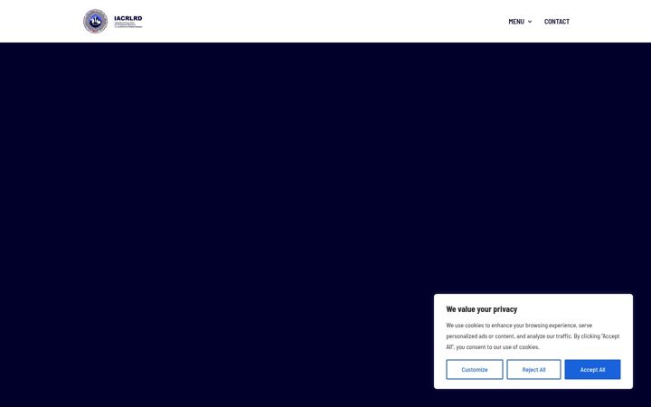 Screenshot of iacrlrd.org