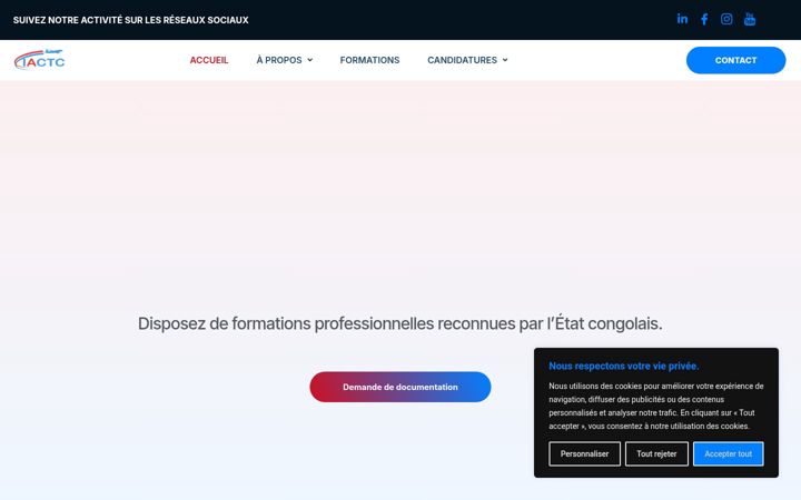Screenshot of iactc-ccfpa.com