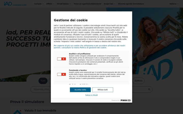 Screenshot of iad-italia.it