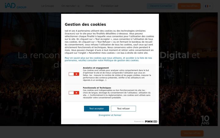 Screenshot of iadgroup.com
