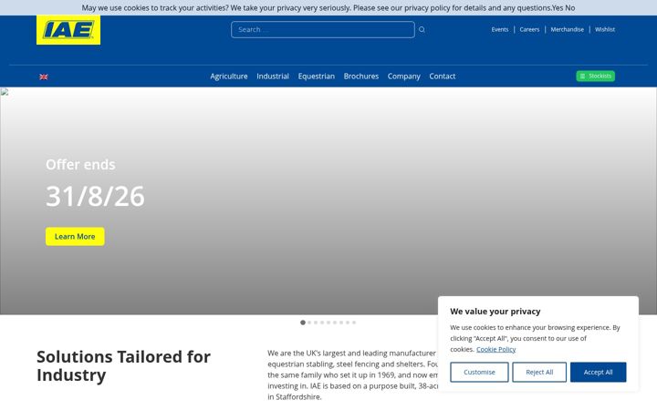 Screenshot of iae.co.uk